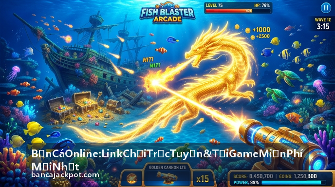 Hệ thống vũ khí đa dạng trong game bắn cá online